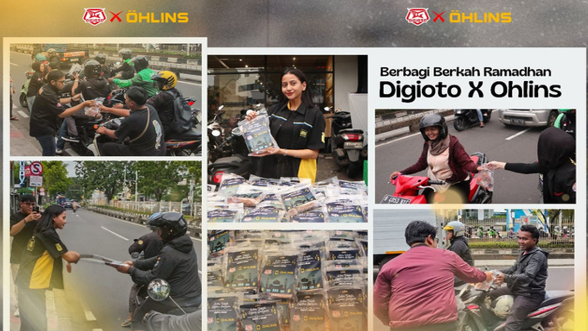digioto berbagi takjil dengan ohlins