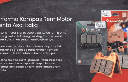 Begini Performa Bantalan / Kampas Rem Motor Brenta Italia