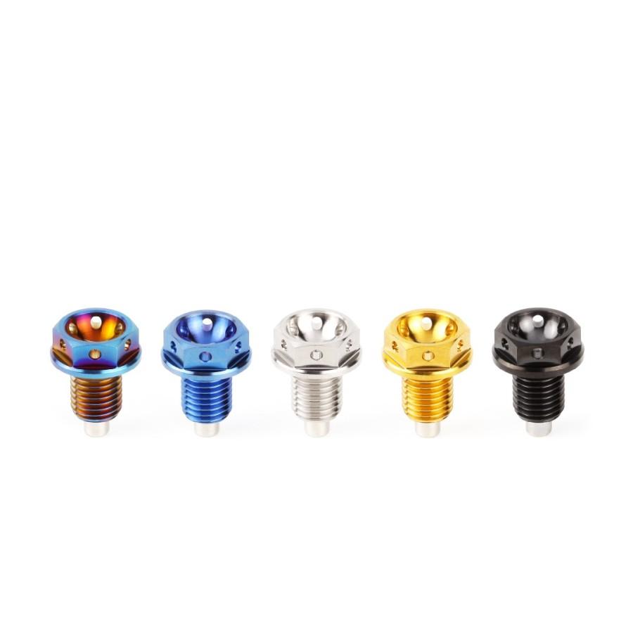 Drake Baut Titanium Tap Pembuangan Oli Mesin Uk M12X1.5X15 Dan M14X1,5X15 Original
