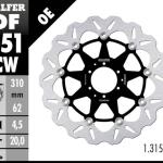 Disc Brake Galfer Floating Complete Depan CRF1100 310mm Disc Wave