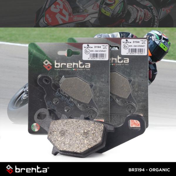 Kampas Rem Organik Brenta Suzuki Adress Original Depan BR3194
