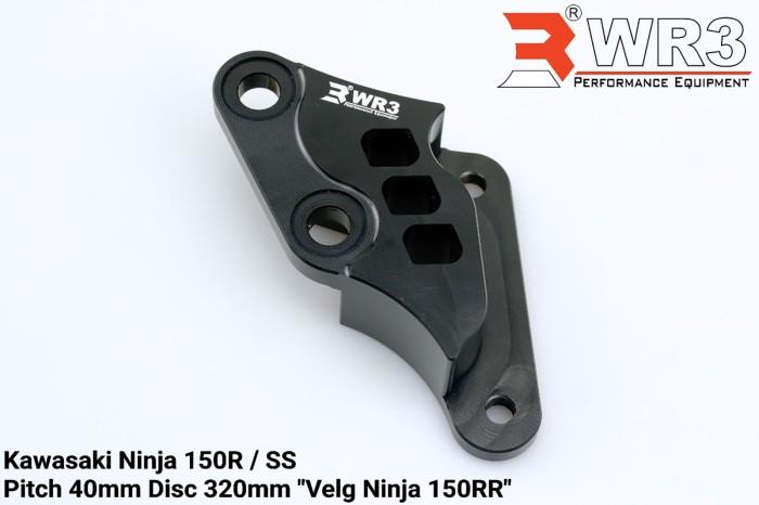 Bracket Kaliper WR3 Brembo Depan Ninja 150R Disc Lebar 320mm