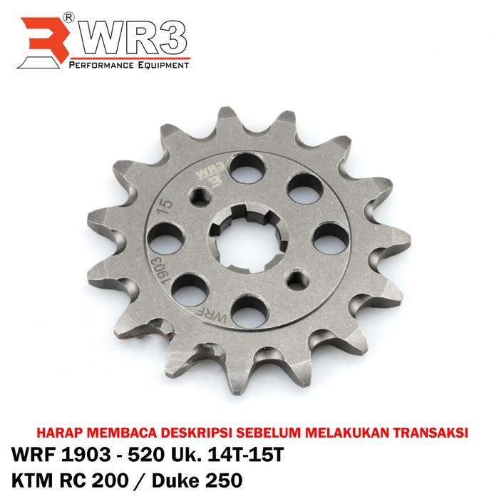 WR3 Gear Depan KTM Duke 250 / RC200