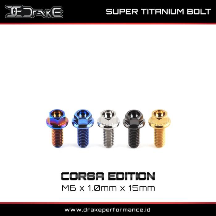 Drake Titanium Baut Corsa Series M6 Universal
