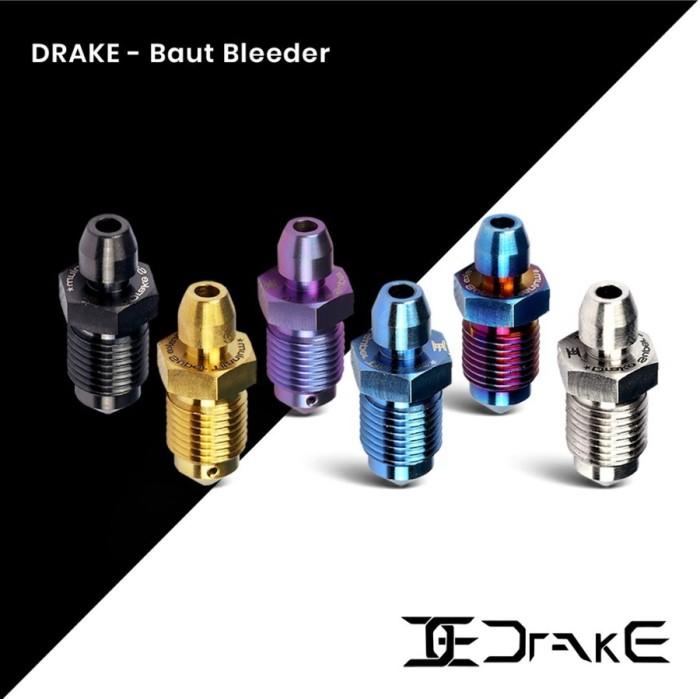 Drake Titanium Baut Bleeder Master Rem/Kaliper Brembo Original
