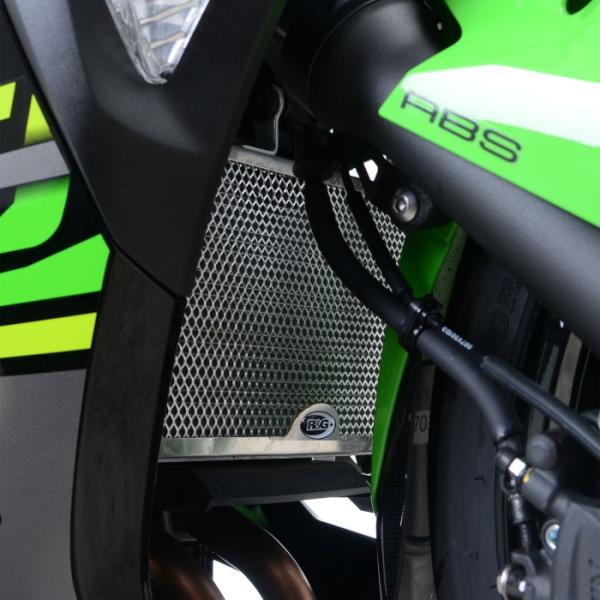 Cover Radiator R&G Ninja 250 Fi '18/Z250 '19 Radiator Guard RAD0230BK
