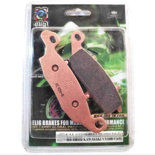 Elig EM-032 Kampas Rem Depan Motor Kawasaki Er6 (F-L) or Z 750 kiri