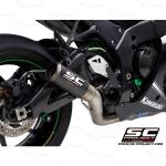 SC Project CR-T Muffler Carbon Fiber Knalpot Slip On Kawasaki ZX-10R