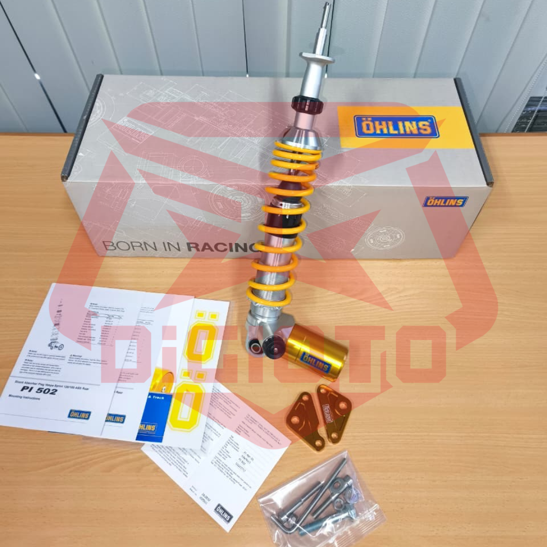 Shock Ohlins Vespa Sprint 150 Iget Primavera S LX LXV Depan PI 501 Belakang PI502