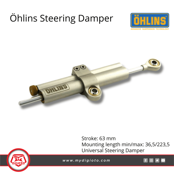 Ohlins Steering Damper / Stang Stabilizer Stroke 63 SD 000
